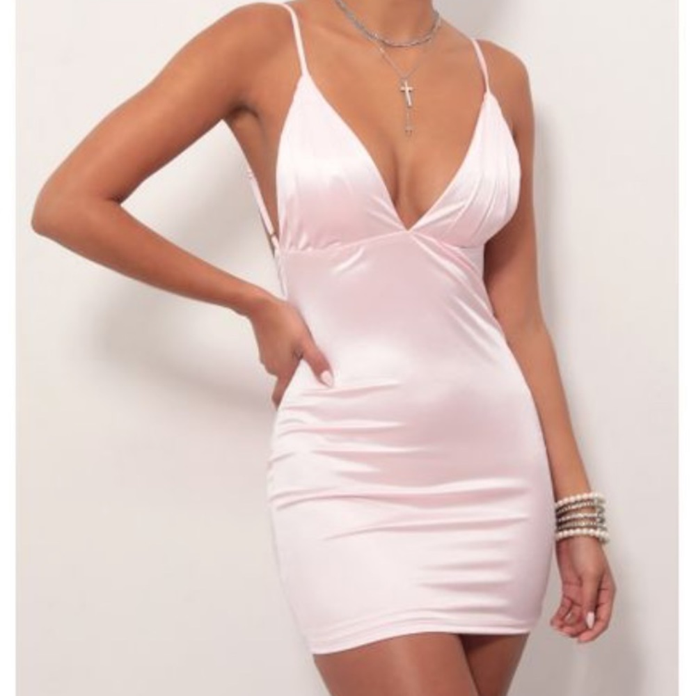 Vera Pink Pearl-essence Dress (Lucy in The Sky)